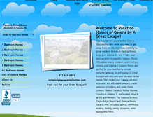 Tablet Screenshot of galenarentalhomes.com